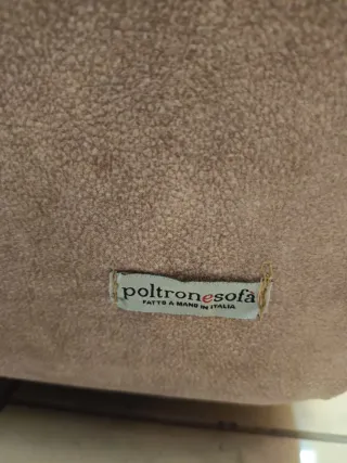 Divano 4 posti beige tessuto