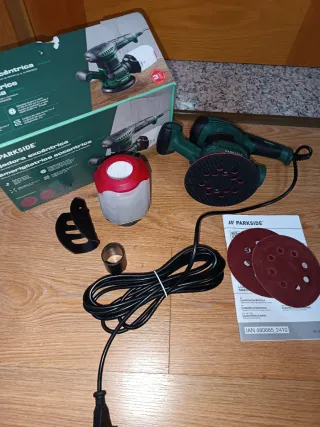 Lijadora excéntrica Parkside NUEVO