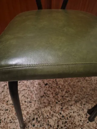 Conjunto 4 Sillas Vintage Verdes