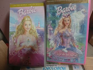 Lote 2 Películas Barbie VHS (Español)