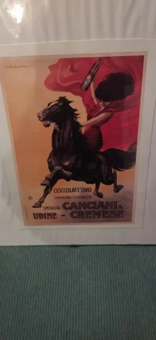 Stampa pubblicitaria vintage Liquore Strega