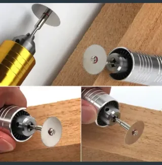 6 Hojas Sierra Circular + Mandril