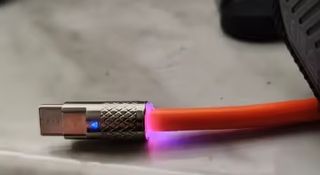 3 Cabos USB A para C 1m Laranja