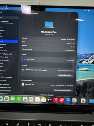 MacBook Pro M1 32GB RAM 512GB SSD
