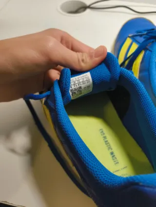 Zapatillas Adidas Sala Azul y Amarillo