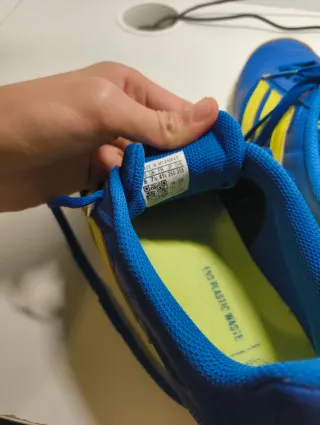 Zapatillas Adidas Sala Azul y Amarillo