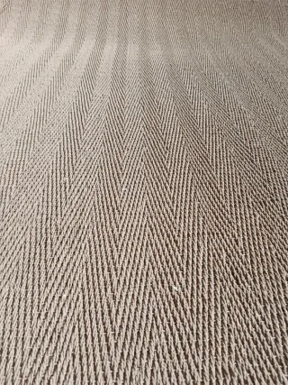 Alfombra espiga yute beige/marrón