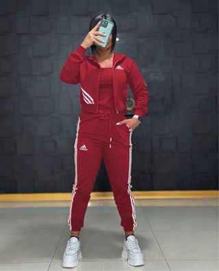 Conjunto deportivo Adidas rosa