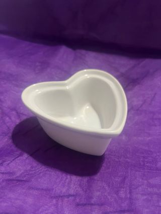 Stampo Cuore Ceramica Bianca