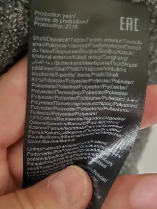 Abrigo gris ONLY capucha T40