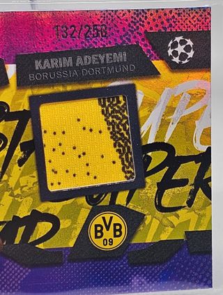 Adeyemi /299 Player-Worn -Dortmund -Topps flagship