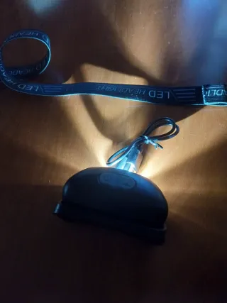 Linterna Frontal LED Recargable USB