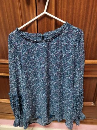 Blusa manga larga floral