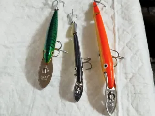 Lote 3 señuelos pesca Rapala