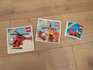 3 Sets Lego Bomberos Antiguos