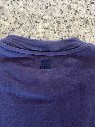 AMI Paris Sweatshirt Azul Marinho