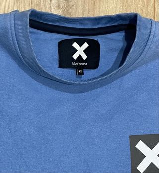 Sudadera Blue Banana Azul Talla XS