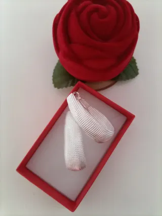 Pendientes Aro Plata 925 Ovalados