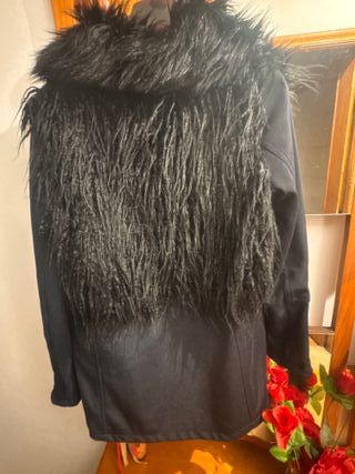 Abrigo Chicajeune Negro Talla L