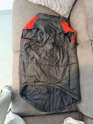 Chaleco para perro rojo y negro