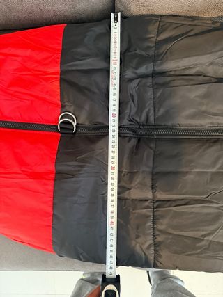 Chaleco para perro rojo y negro