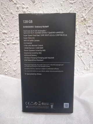 Samsung Note 9 Negro