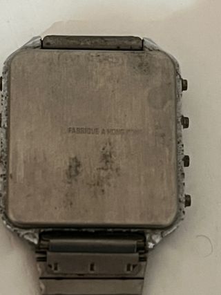 Reloj Casio Digital Plata y Negro