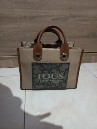 Bolso Tous Beige y Marrón