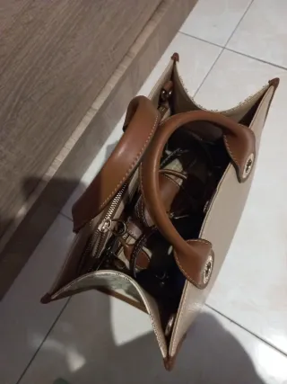 Bolso Tous Beige y Marrón