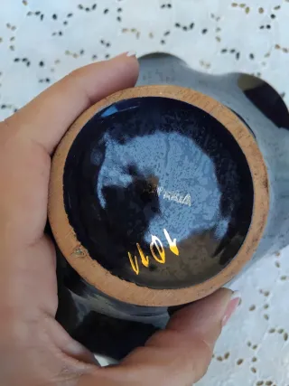 Centrotavola ceramica decorato floreale