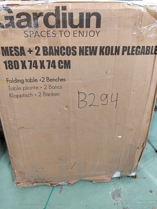 Conjunto Gardiun New Koln Mesa + 2 Bancos