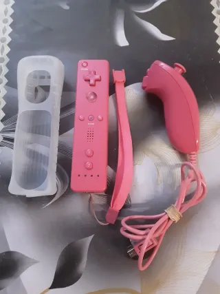 Mandos Wii Motion Plus (Azul y Rosa)