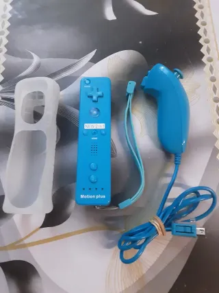 Mandos Wii Motion Plus (Azul y Rosa)