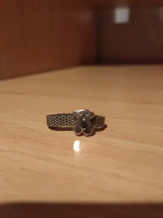 Anillo Tous Icon Mesh Plata