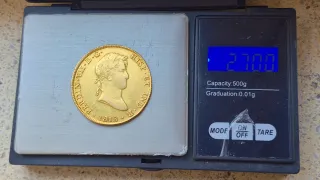 8 Escudos Oro Fernando VII Lima 1818