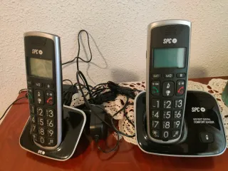 Teléfono Inalámbrico SPC Duo Negro