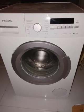 Lavadora Siemens Blanca
