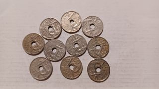 Serie completa 50 centimos de España del agujero.