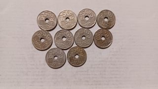 Serie completa 50 centimos de España del agujero.