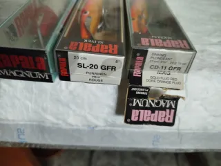 Lote 3 señuelos Rapala Magnum y Sliver