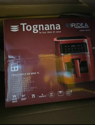 Friggitrice ad Aria Tognana 7L Rosso Mela