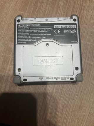 Nintendo Game Boy Advance SP Argento