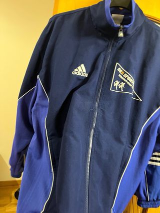 Felpa Adidas Vintage Blu/Bianco