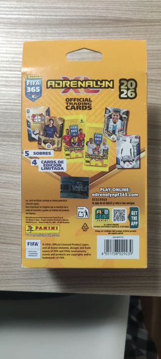 Lata Panini FIFA 365 Adrenalyn 2026