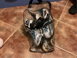 Patines en línea de niño con bolsa