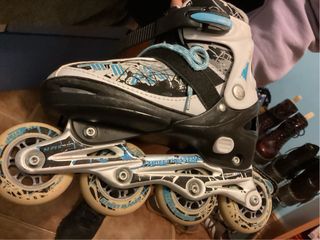 Patines en línea de niño con bolsa