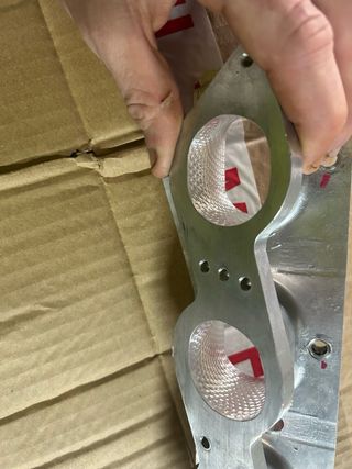 Colector de aluminio para papillones