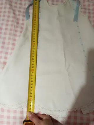 Vestido ceremonia bebé con patucos y Capota