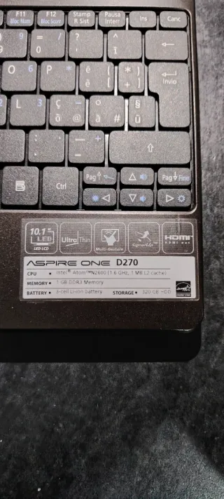 Acer Notebook Nero con Borsa Rosa