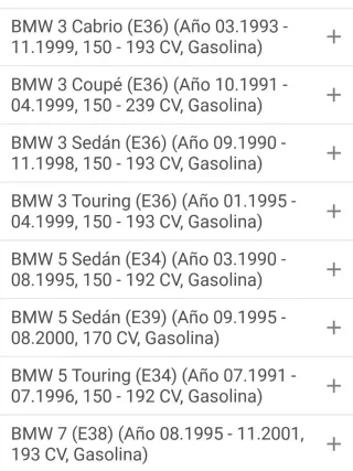 Junta Tapa Balancines BMW M50/M52 Victor Reinz